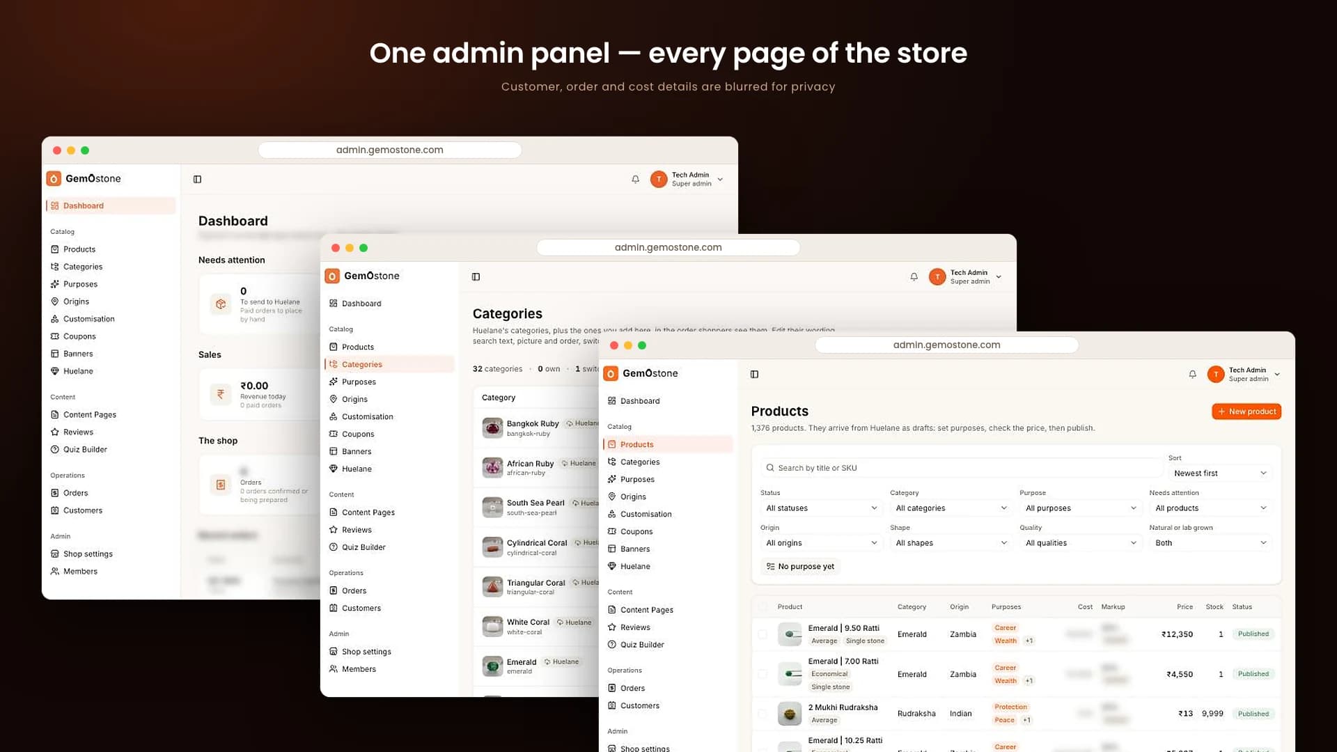 GemoStone Admin Panel screenshot 5