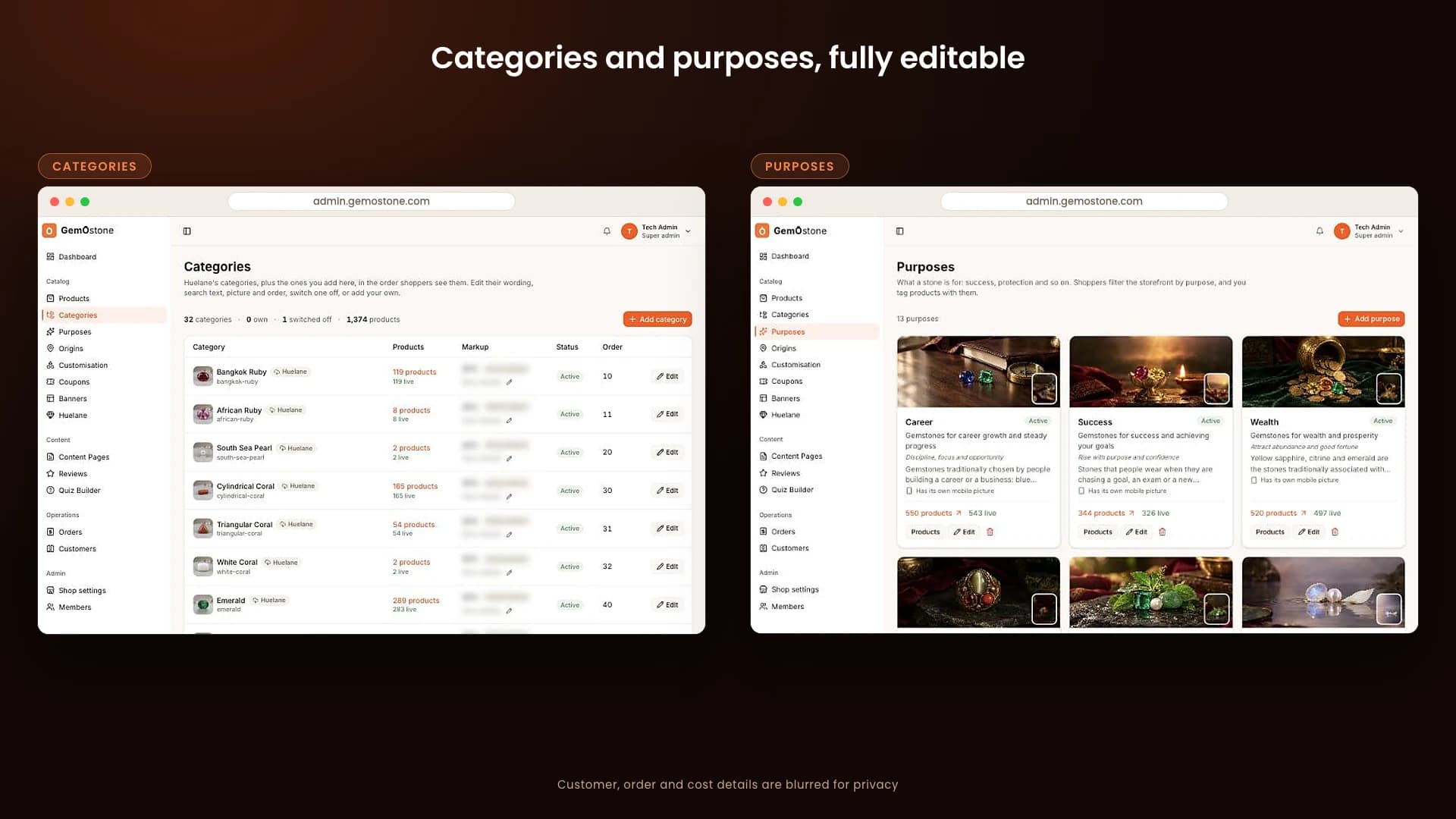 GemoStone Admin Panel screenshot 3