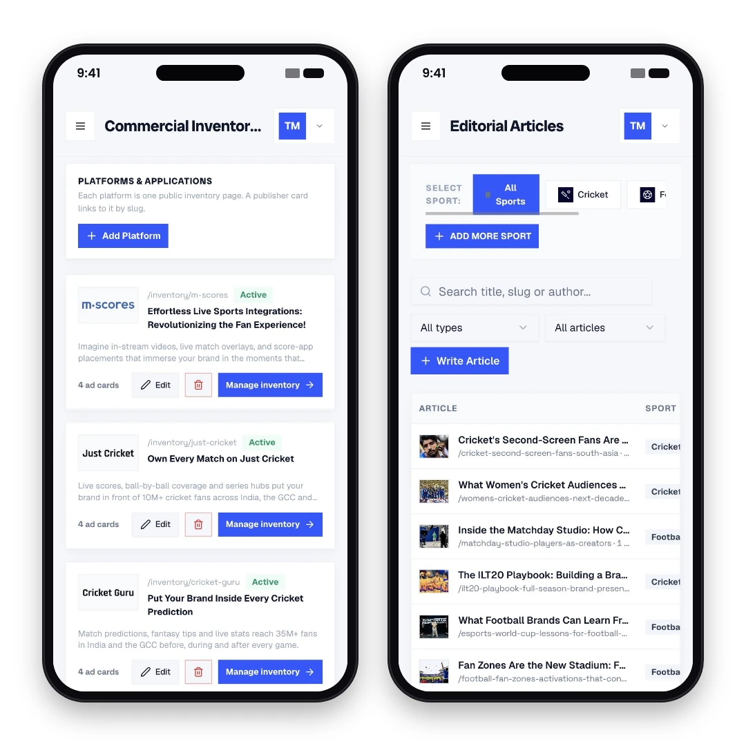 LevelUp Media Admin Panel screenshot 7
